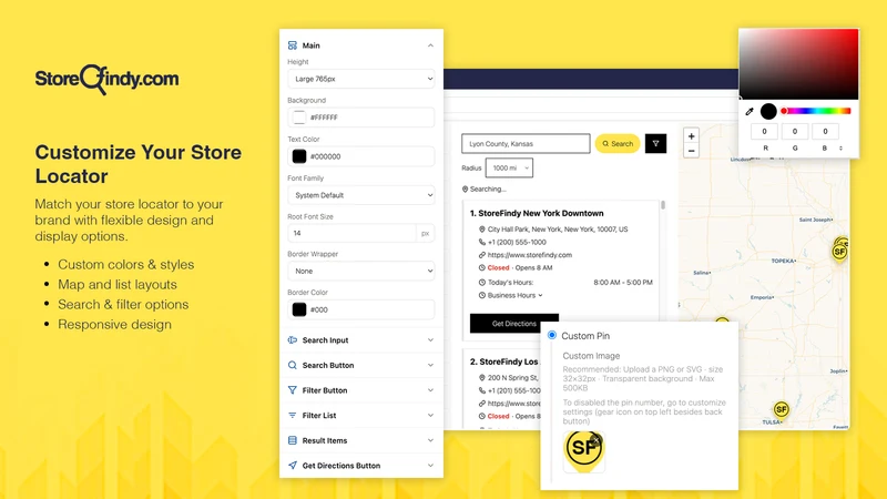 AI‑Powered Store Locator & Map