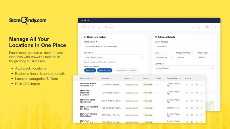 AI‑Powered Store Locator & Map