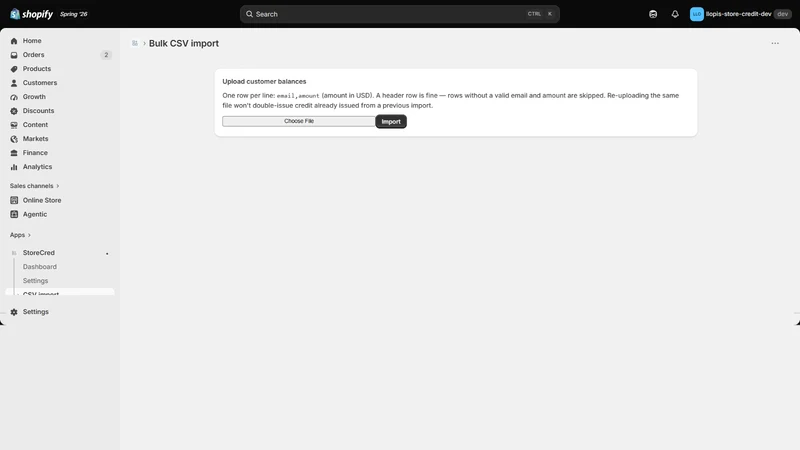 StoreCred: Cashback & Credit