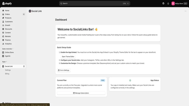Social Link Pro