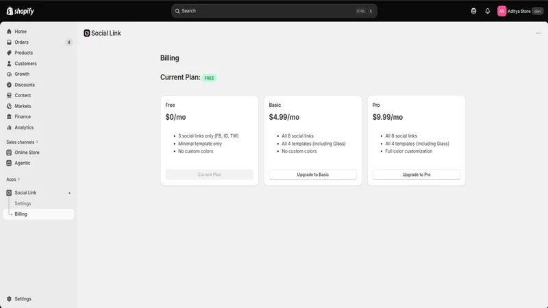Social Link Pro