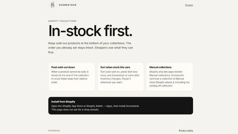 Scorestock