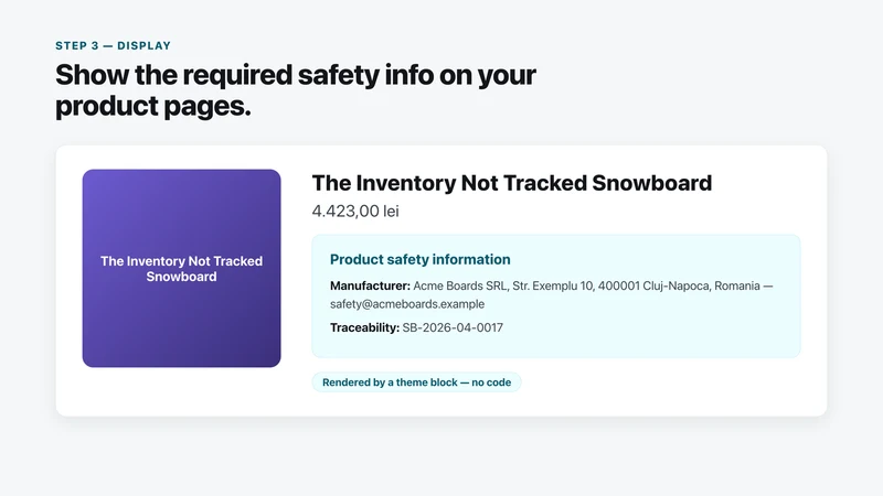 Safety Label