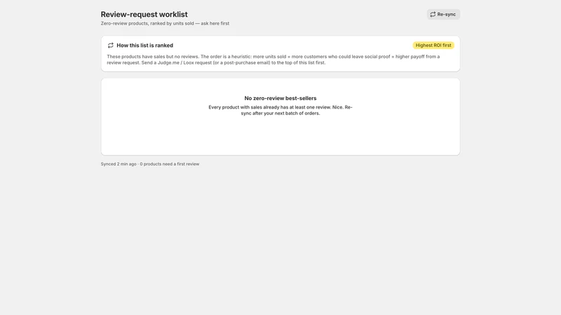 Review Lift: Find Review Gaps