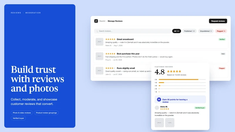 Reorbit: Loyalty & Reviews