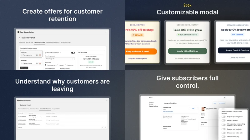 Rapid Subscriptions app