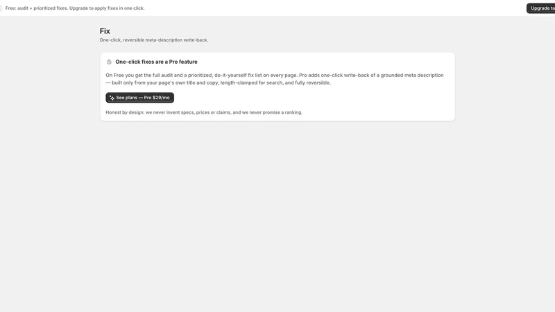 Rank Forge: SEO Audit & Fix
