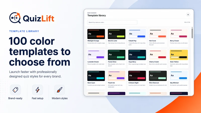 QuizLift: Product Quiz Builder