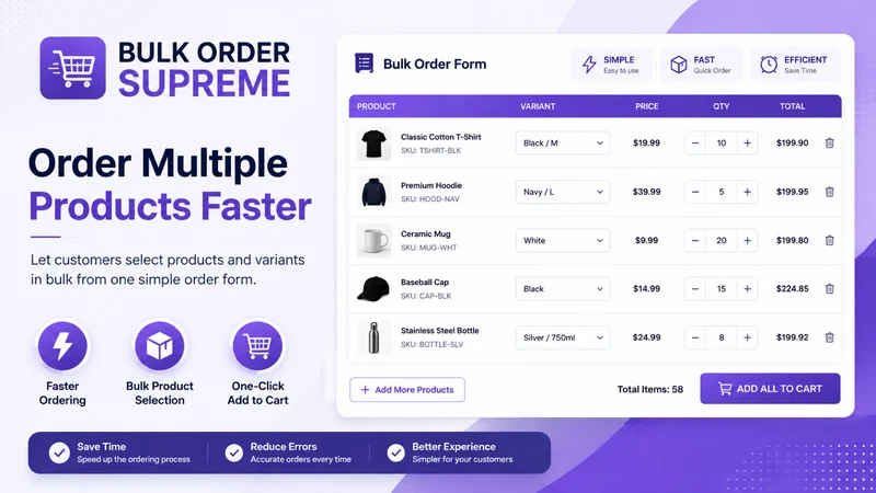 Bulk Order Supreme