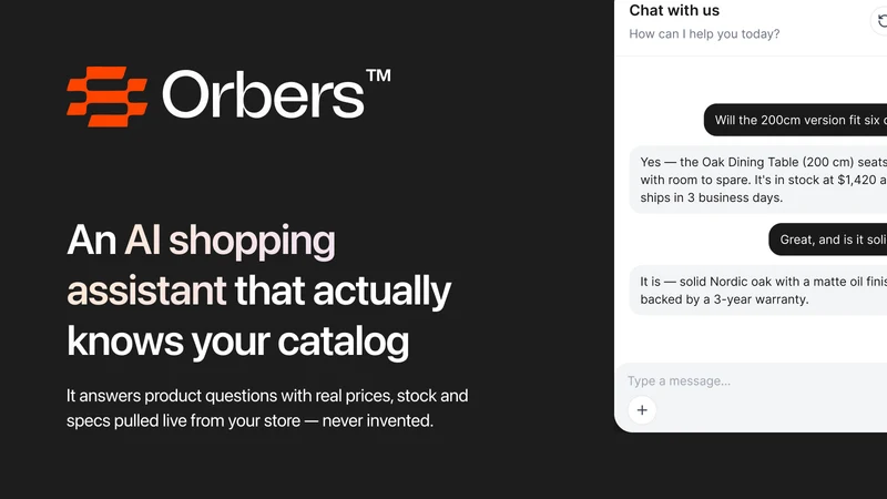 Orby ‑ AI Chat widget
