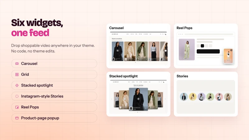 TC Shoppable Videos UGC Reels