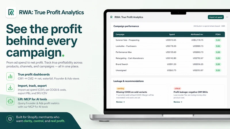 RWA: True Profit Analytics