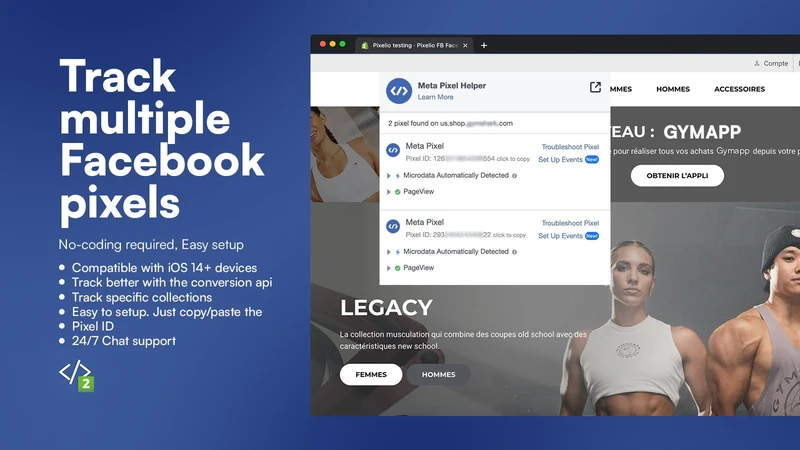 Rapid Tracking Facebook Pixels