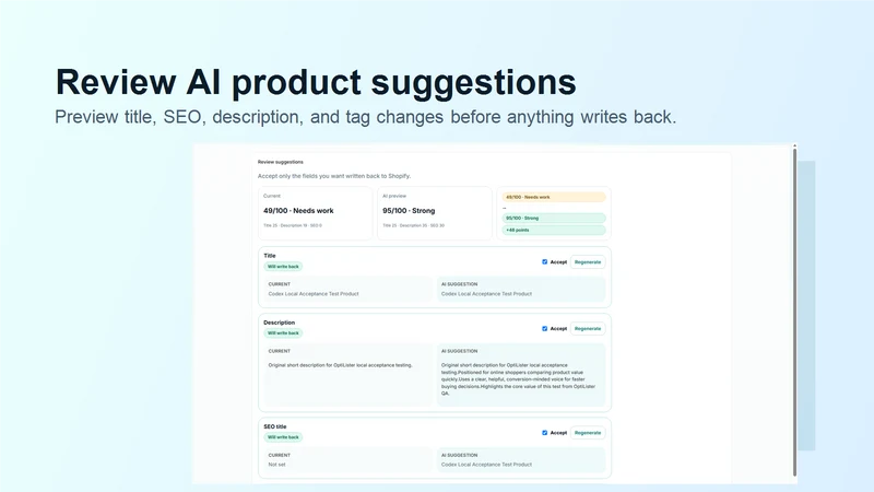OptiLister AI