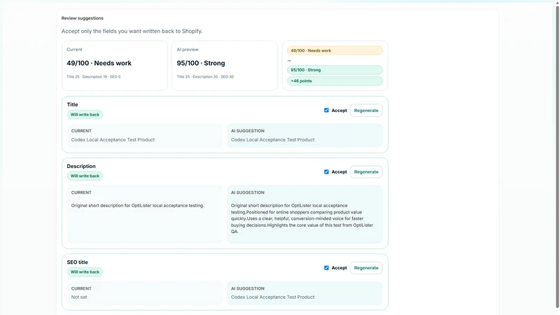 OptiLister AI