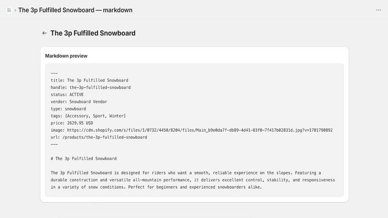 mdSync: Markdown for AI