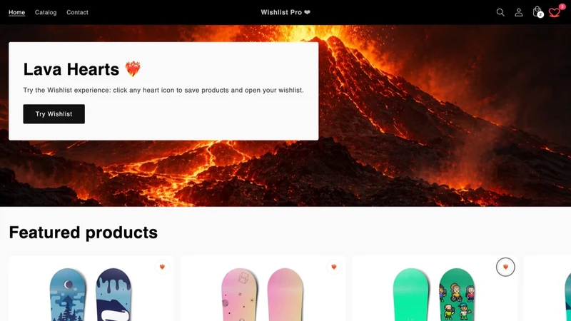 Lava Favorites Wishlist