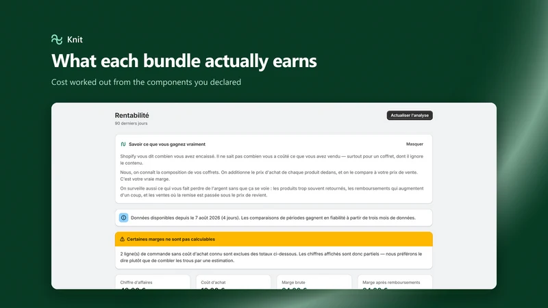 Knit ‑ Bundle Stock Sync