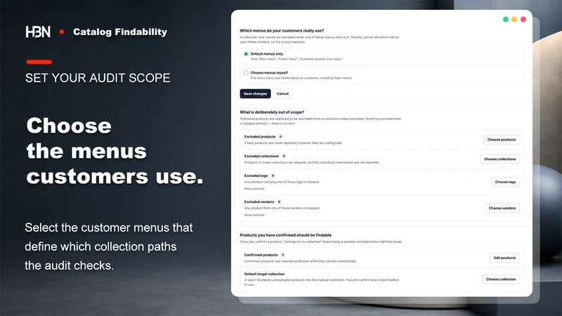 HBN: Catalog Findability