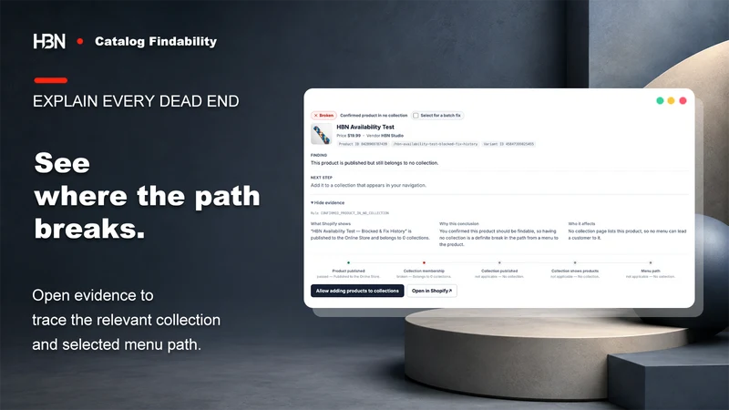 HBN: Catalog Findability