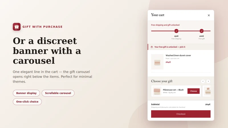 GWP ‑ Gift with Purchase