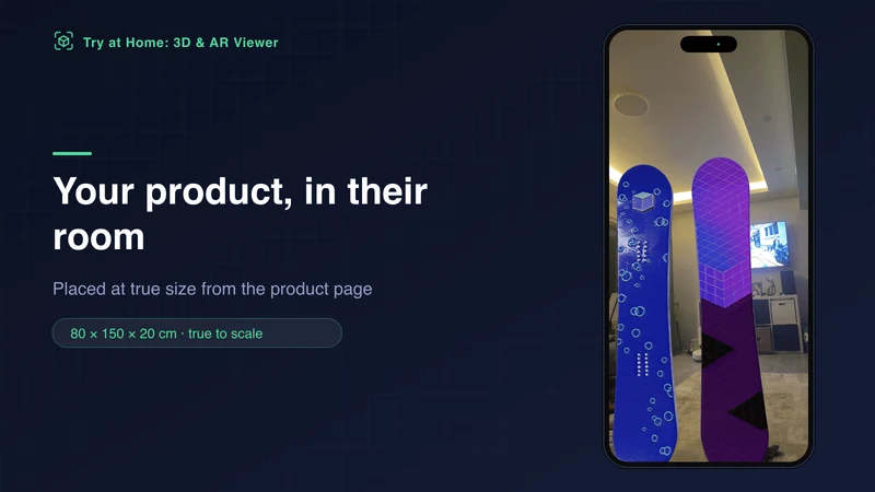 Try at Home: 3D & AR Viewer