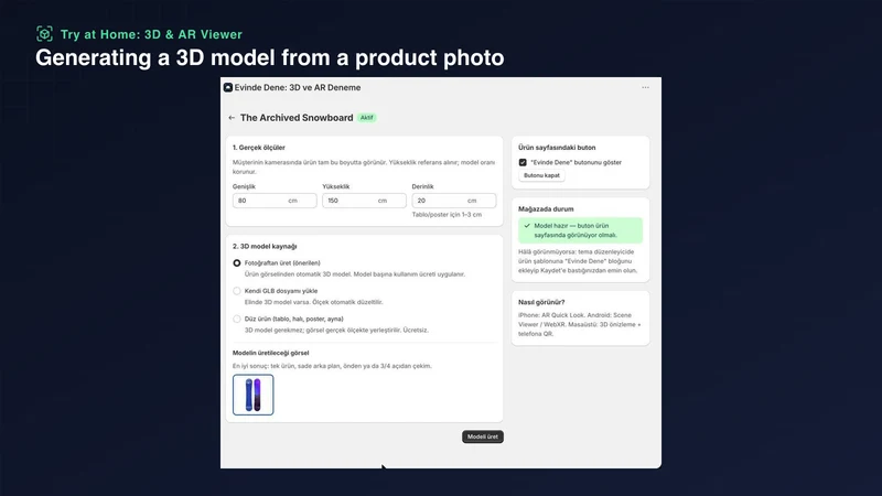 Try at Home: 3D & AR Viewer