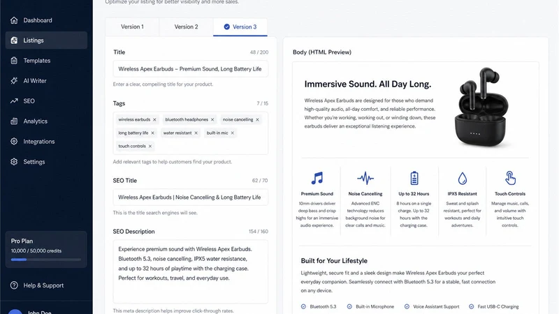 ListingAI SEO