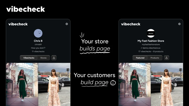 Vibecheck: AI Try‑On + UGC