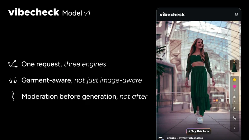 Vibecheck: AI Try‑On + UGC
