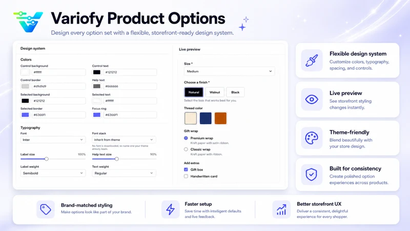 Variofy Product Options