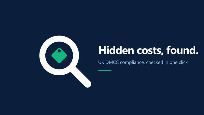 Upfront ‑ DMCC Compliance