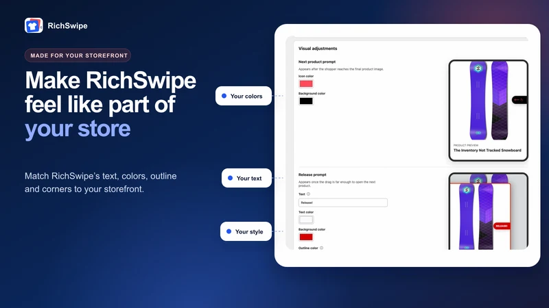 RichSwipe Product Discovery