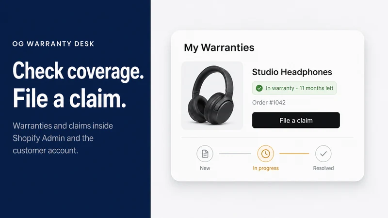 OG ‑ Warranty Desk