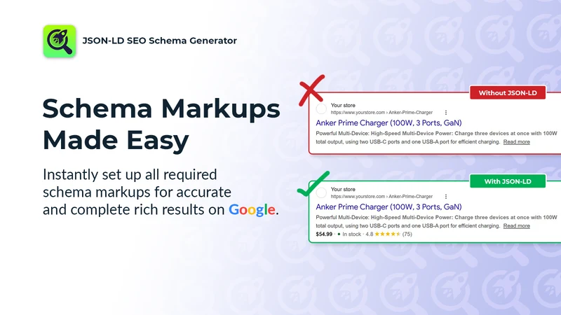 JSON‑LD SEO Schema Generator