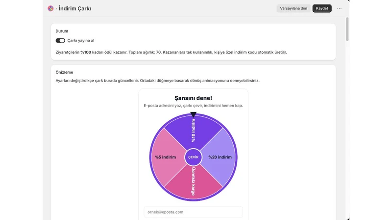 Spinly Spin Wheel Popup