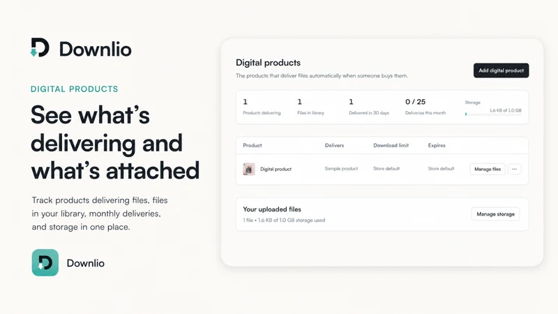 Downlio: Digital Download