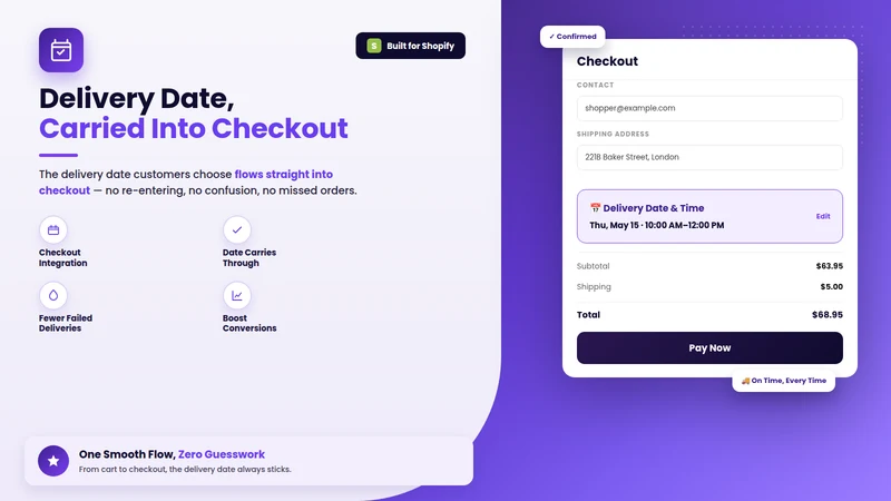 Delivery Date Picker