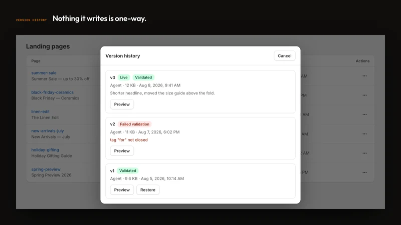dash ‑ Deploy AI Landing Pages