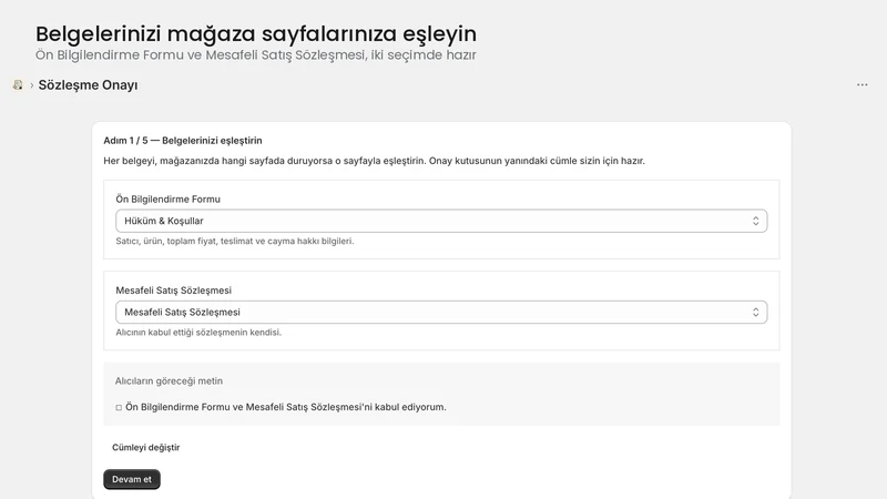 Sözleş: Mesafeli Satış