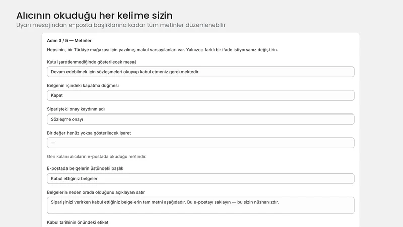 Sözleş: Mesafeli Satış