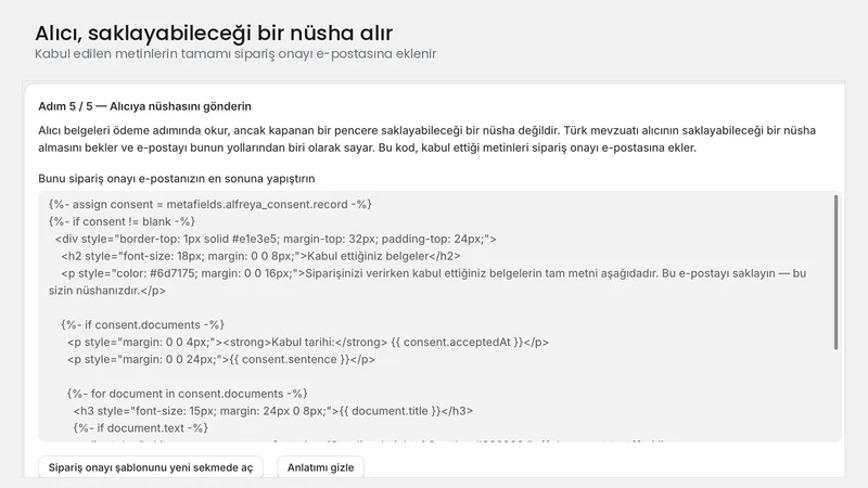 Sözleş: Mesafeli Satış