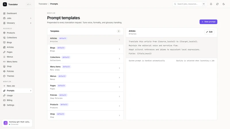 AI Translator ‑ ContextIA