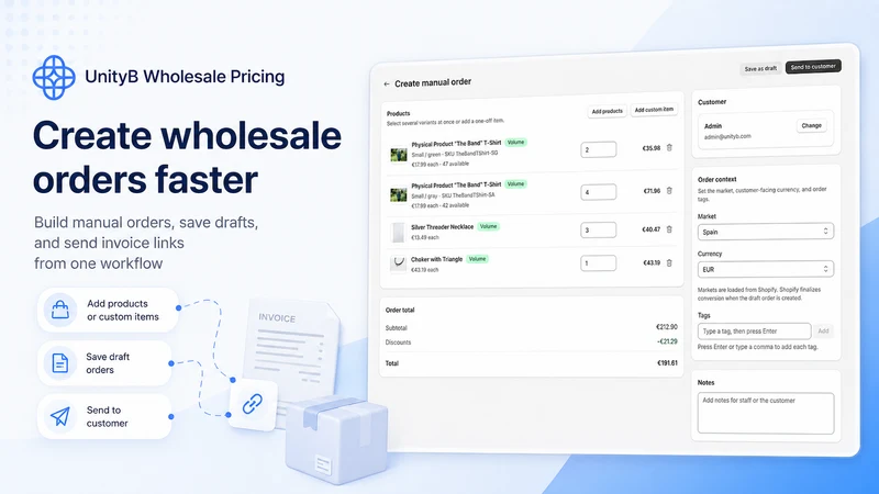 UnityB Wholesale Pricing
