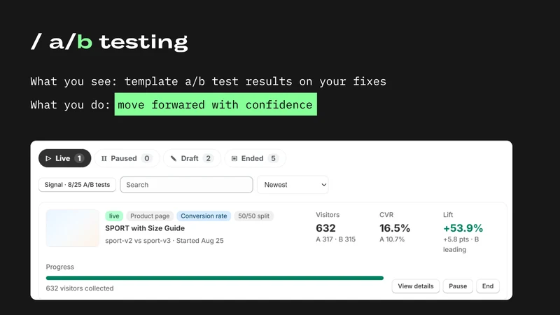 Snapshot CRO Analytics