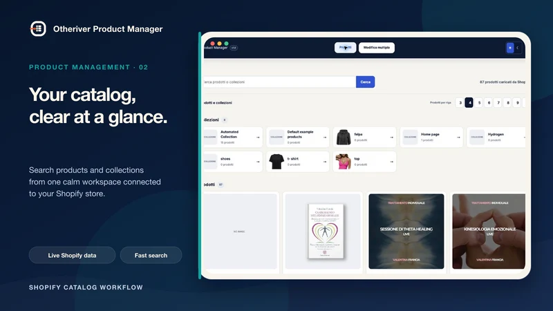 Otheriver Product Manager