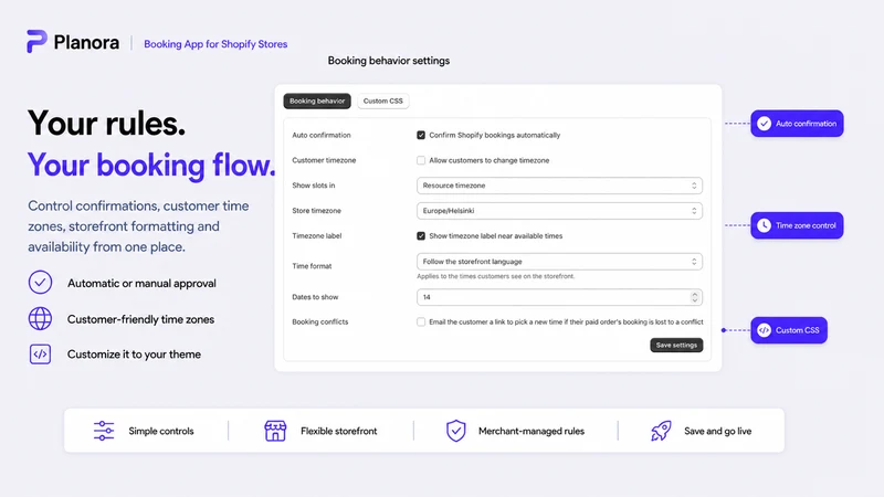Planora Booking
