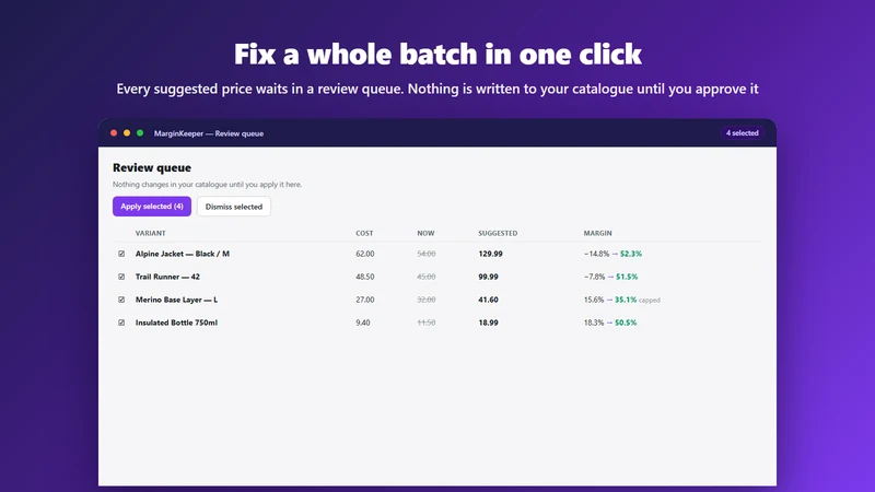 Fleeta MarginKeeper: Margins