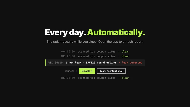 LeakHunt: Stop Discount Leaks