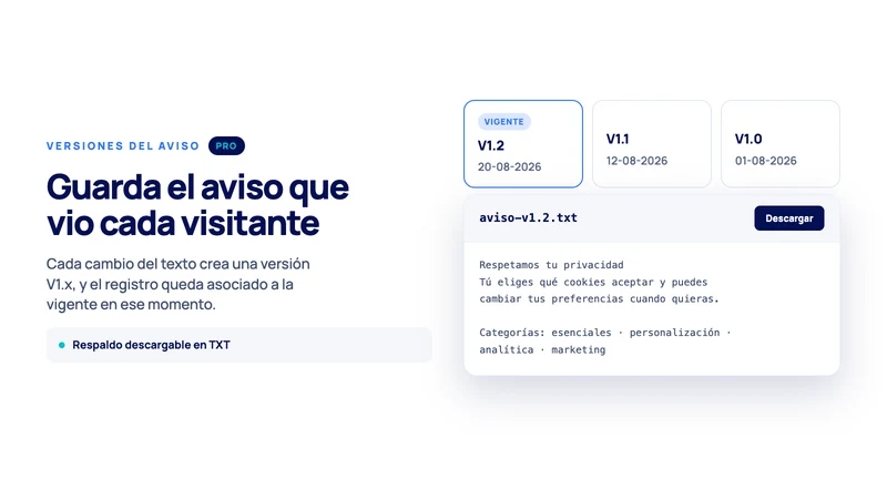 Cookies LPDP Chile: Ley 21.719